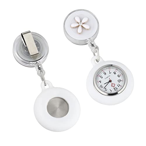 Homoyoyo 2stücke Taschenuhren Mit Verlängerungsfunktion Hängende Uhr Mini-quarzuhr Medizinisches Zubehör Für Krankenschwestern Und Ärzte Langlebige Mini-Uhren Aus Robustem von Homoyoyo