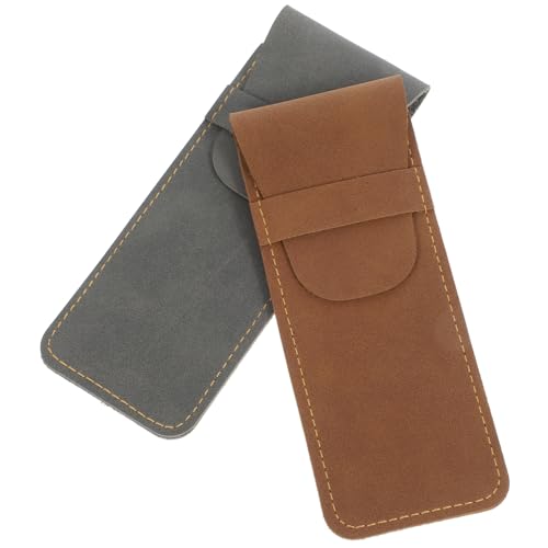 Homoyoyo 2 Teiliges Retro Stifteset Füllfederhalter Für Ärmel Beutelhalter Süße Stifttasche Zwei Stiftetuis Stifte Kugelschreiber Kugelschreiber Stiftschutztasche von Homoyoyo
