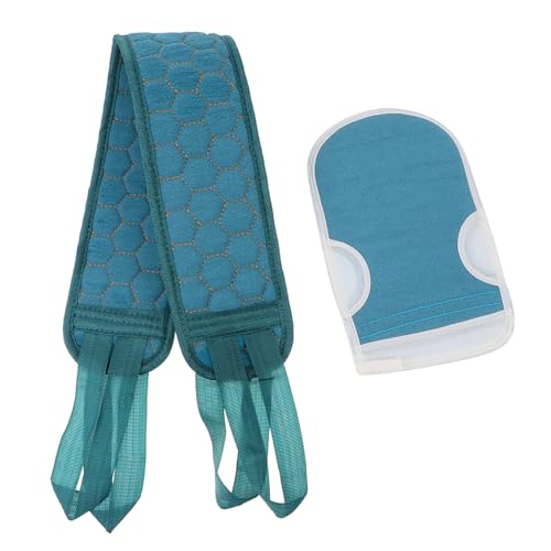 Homoyoyo 2-in-1 Badetuch Set Mit Peeling Handschuh Und Rückenwäscher Für Sanfte Körperpflege – Ideal Für Entspannende Spa Und Samtweiche Hautpflege von Homoyoyo