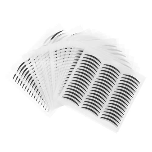 Homoyoyo 20 Blatt Schwarze Doppelte Augenlid Aufkleber für Eyeliner und Lidschatten Aufkleber für Rauchigen Look Komfortable Anwendung von Homoyoyo