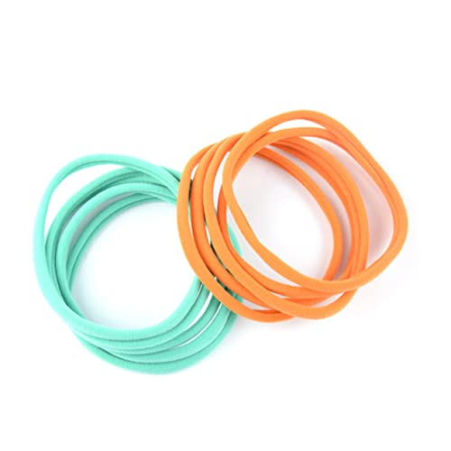 Homoyoyo 20stücke Elastisches Stirnband Nahtloses Nylon-haarband Für Neugeborene Säuglings Kopfbedeckung Zufällige Farbe von Homoyoyo