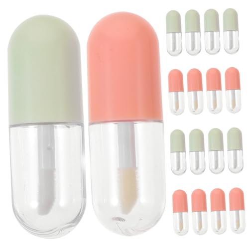 Homoyoyo 20 Stück Leere Lippenbalsam Tuben Transparent Nachfüllbare Lipgloss Behälter für DIY Lippenöl und Lippenfarbe Auslaufsicher Kompakt und Reisefreundlich für Frauen und Mädchen von Homoyoyo