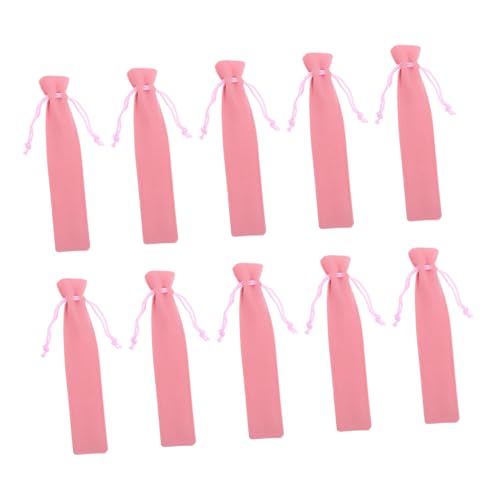Homoyoyo 20 Stück Robuste Doppelseitige Stiftpouch mit Zugband Schützende Hülle für Büro Schule Reisen Geschenkverpackung von Homoyoyo