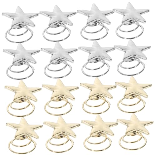Homoyoyo 20 Stücke Sternförmige Spiral Haarspangen für Damen Hochzeits Haarnadeln Einfach zu Tragen Haarschmuck Zubehör für Mädchen mit Schraubbarem Design von Homoyoyo