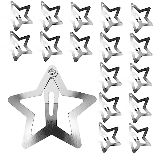Homoyoyo 20 Stück Stern Haarspangen Süße Haarklammern im Fünfzackigen Design für und Mädchen Dekorative Haaraccessoires für Haarstyling Robust und Langlebig von Homoyoyo