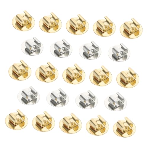 Homoyoyo 20 Stück Teiliges DIY Haarschmuck C Förmige Haargummi Ringe Haarschonend für Haarseile Vielseitiges Bastelzubehör für Haarbänder und Zopfschmuck von Homoyoyo