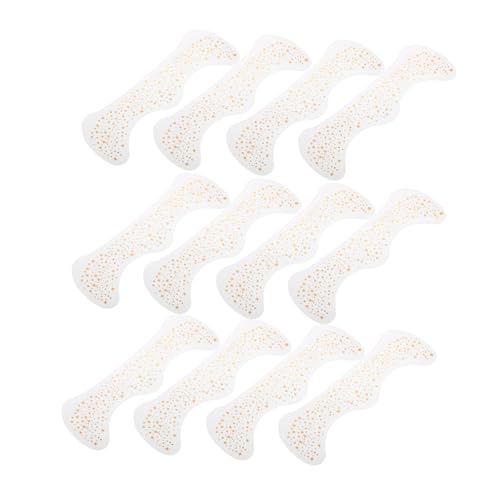 Homoyoyo 20 Stück Teiliges Gesichtspunkte mit Glitzereffekt Wasserfeste Hautfreundliche Make Up Aufkleber Einfache Anwendung Goldene für Party und Alltags Makeup von Homoyoyo