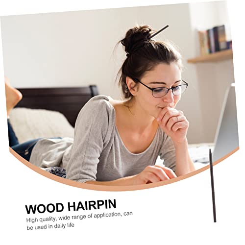 Homoyoyo 20 Stück Teiliges Holz Haarnadeln Glatte Spitz Zulaufende Haarstäbe für Langes Haar Natürliche Polierte Umweltfreundliche Haaraccessoires für Damen Vielseitig und Elegant von Homoyoyo