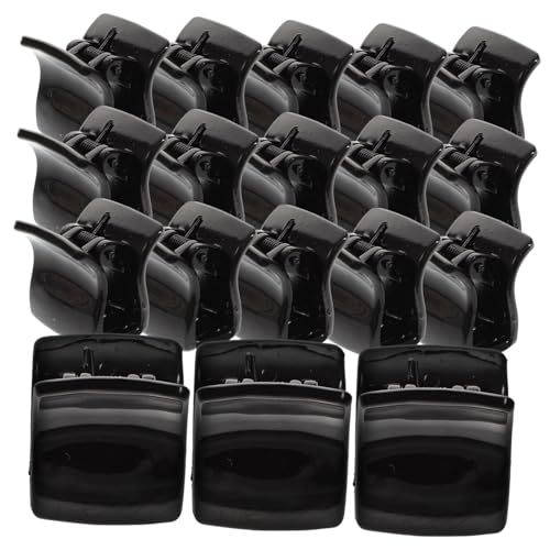 Homoyoyo 20 Stück Teiliges Kleine Schwarze Haarspangen Haarklammern Mini Haarklemmen für Mädchen Damen Vielseitig Einsetzbar für Alltag Party Styling von Homoyoyo