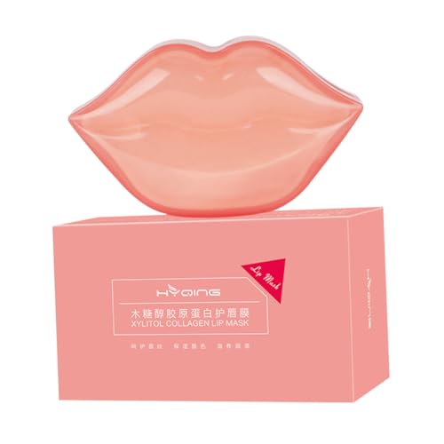 Homoyoyo 20 Stück Teiliges Kollagen Lippenpflege Patch Feuchtigkeitsspendende Lip Membrane Maske zur Reparatur Trockener Spröder Lippen Sanfte Pflege für Geschmeidige Lippen über Nacht von Homoyoyo