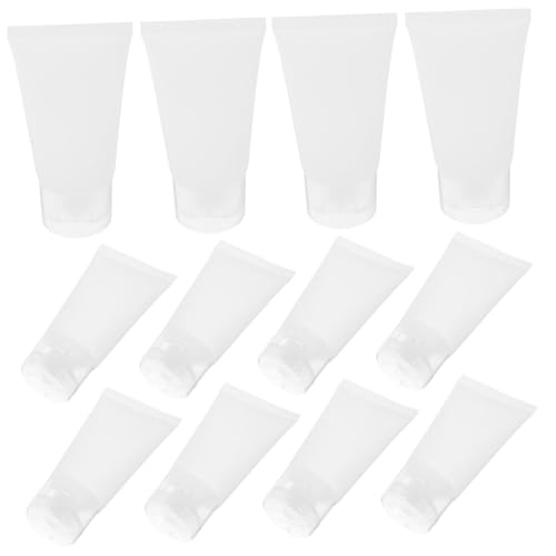 Homoyoyo 20 Stück Teiliges Nachfüllbare Kosmetik tuben Weiche PE Lotion Squeeze Flaschen mit Drehverschluss Leere Reisebehälter für Handcreme Shampoo Gesichts Körperlotion Auslaufsicher von Homoyoyo