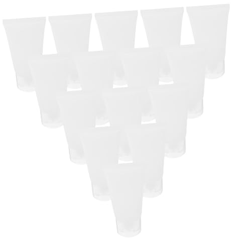 Homoyoyo 20 Stück Teiliges Reiseflaschen Transparentem Nachfüllbarem mit Auslaufsicherem Verschluss für Handcreme Lotion und Kosmetik Kompakt und Platzsparend für Reisen und Business trip von Homoyoyo