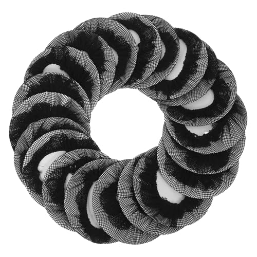Homoyoyo 20stücke Elastische Haarnetze Für Damen Unsichtbar Schwarz Zum Tanzen Ballett Dutt-abdeckung Wiederverwendbar Haar-accessoires von Homoyoyo