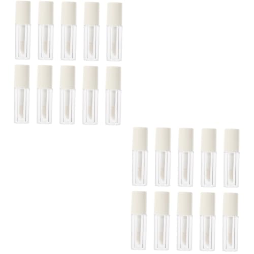 Homoyoyo 20stücke Leere Lippenstift-tuben Wiederverwendbare Lip Gloss Flaschen Stylische Behälter Für Lippenpflege Praktisch Und Tragbar Für Zuhause Und Unterwegs von Homoyoyo