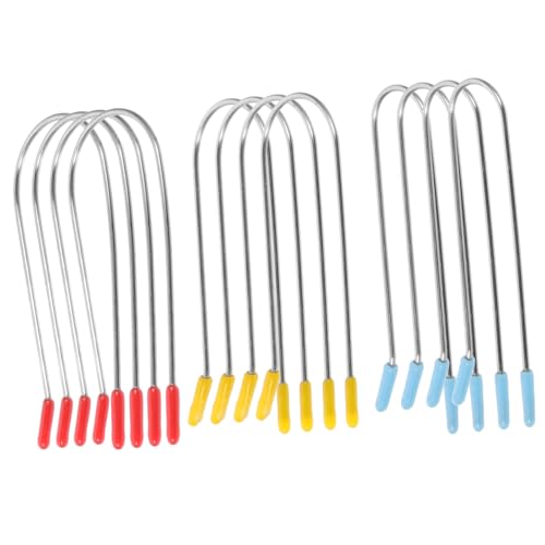 Homoyoyo 24 Stück Teiliges Hot Roller Clips aus Hitzebeständige U förmige Haarklammern für Lockenwickler Ersatz Vielseitig für Damen und Herren Geeignet für Verschiedene Haartypen von Homoyoyo