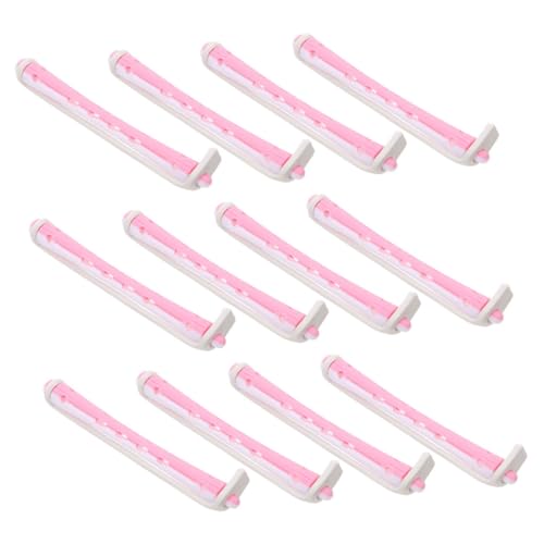 Homoyoyo 24 Stück Teiliges Kunststoff Dauerwellenstäbe für Kurze Haare Vielseitige Einfach Anzuwendende Lockenwickler für Damen Sicherer Diy Hairstyling Werkzeug für Haartypen von Homoyoyo