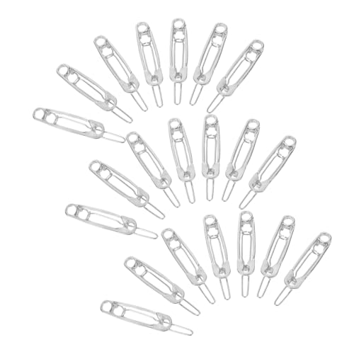 Homoyoyo 24 Stück Teiliges Sicherheitsnadeln Haarklammern aus Legierung Rutschfeste Haarspangen mit Starker Fixierung Minimalistisches Design für Damen und Mädchen Vielseitige von Homoyoyo