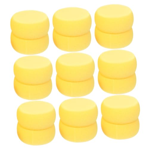 Homoyoyo 24Stücke Runde Make Up Schwämme Wiederverwendbare Gesichtsreinigungsschwämme für Sanfte Hautreinigung für Reisen und Tägliche Anwendung Kompatibel mit Make Up Entferner von Homoyoyo