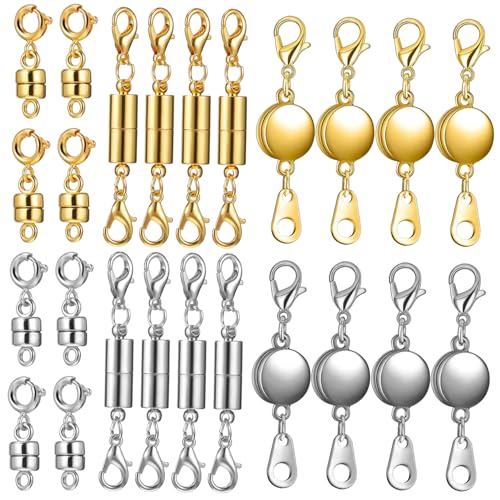 Homoyoyo 24stücke Halskettenverschlüsse Magnetisch Halskette Verschlüsse Und Verschlüsse Magnetisch Schmuckverschlüsse Halskette Magnetverschluss von Homoyoyo