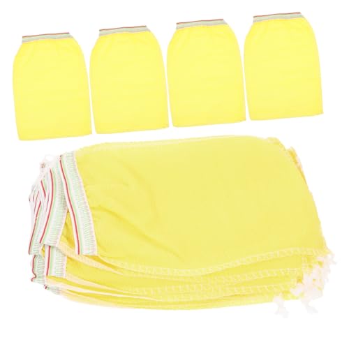 Homoyoyo 25 Stück Einweg Peeling Badehandschuhe Rutschfest für und Männer Duschhandschuhe mit Massageeffekt für Körperpflege zum Verschenken oder Reisen von Homoyoyo