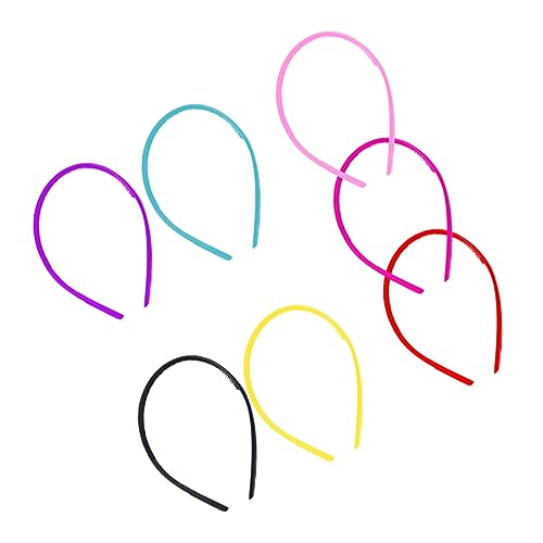 Homoyoyo 25 Stück Teiliges Candy Color Haarreif aus Hochwertigem Kunststoff Einfaches Haarschmuck Accessoire mit Gezahntem Design Bequem und Vielseitig für Damen Mädchen Zufällige Farbe von Homoyoyo