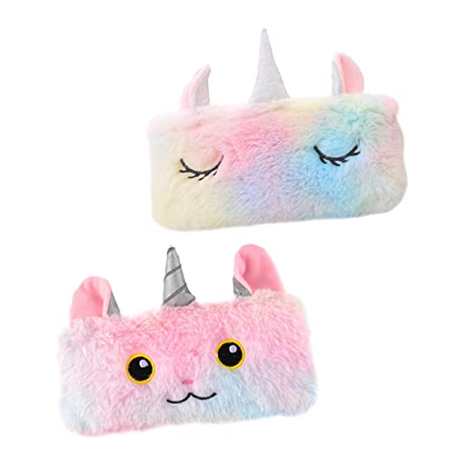 Homoyoyo 2stücke Plüsch Stift Tasche Mit Reißverschluss Für Studenten Platz Für Stift Lineal Radiergummi Und Zubehör Cartoon-Design Tragbar Langlebig Homoyoyo 2stücke Plüsch Stift Tasche Mit Reißverschluss Für Studenten Platz Für Stift Lineal Radiergummi Und Zubehör Cartoon-Design Tragbar Langlebig von Homoyoyo