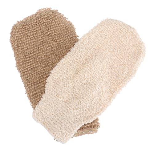 Homoyoyo 2Stücke Gewebte Körper Peeling Robuste Badetücher für Sanftes Peeling zur Entfernung von Abgestorbenen Hautzellen für Strahlende Haut Hautfreundlich von Homoyoyo