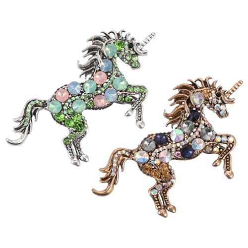 Homoyoyo 2stücke Kreative Einhorn Brosche Für Damen Anstecknadel Mit Kristallen Dekorieren Von Kleidung Taschen Und Schals Für Partys Und Besondere Anlässe Homoyoyo 2stücke Kreative Einhorn Brosche Für Damen Anstecknadel Mit Kristallen Dekorieren Von Kleidung Taschen Und Schals Für Partys Und Besondere Anlässe von Homoyoyo