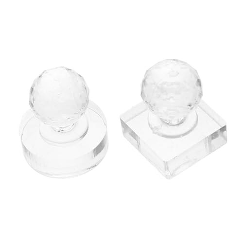 Homoyoyo 2Stücke Lidschatten Pressewerkzeug Multifunktionales Stempel für Highlighter Kompaktes Design für Unterwegs zur Reparatur von Lidschatten Paletten von Homoyoyo