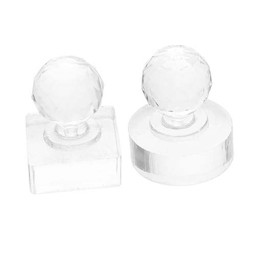 Homoyoyo 2Stücke Lidschatten Presswerkzeug mit Quadratischer und Runder Form DIY Lidschatten Stempel für Effektive Puder Reparatur und Einfache Anwendung Beim Schminken von Homoyoyo