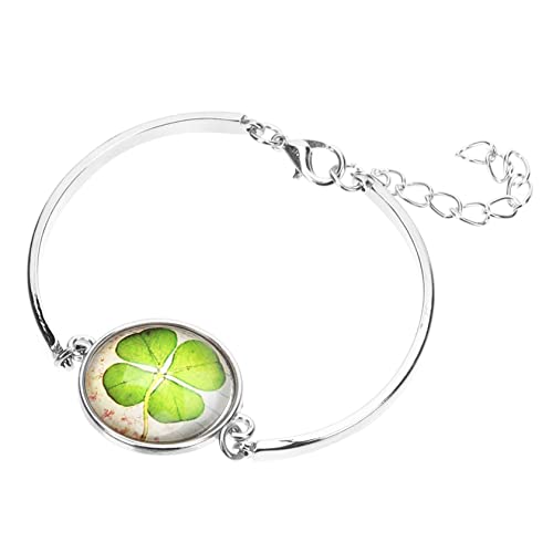Homoyoyo 2Stücke Modisches Frauen Armband Mit Vierblättrigem Glücksbringer Armbänder Für Besondere Anlässe von Homoyoyo