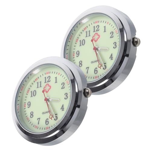 Homoyoyo 2stücke Quarz Taschenuhr Pflege Tasche Teile DIY Uhr Revers Glasmaterial Transparente Textur Zeitablesung Elegantes Design von Homoyoyo