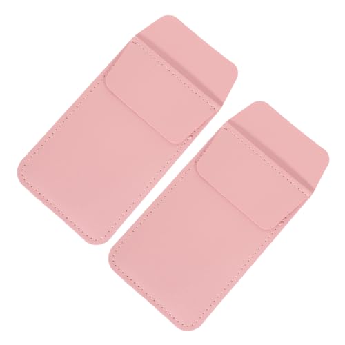 Homoyoyo 2Stücke PU Stiftbeutel für Krankenschwestern und Ärzte Multifunktionale Tragbare Stiftschutzbeutel Lotos Organisieren von Schreibutensilien von Homoyoyo