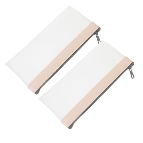 Homoyoyo 2stücke Transparente Geldbeutel Mit Reißverschluss Zur Organisation Von Bargeld Und Kleinen Gegenständen Für Bankeinzahlungen Und Unterwegs von Homoyoyo