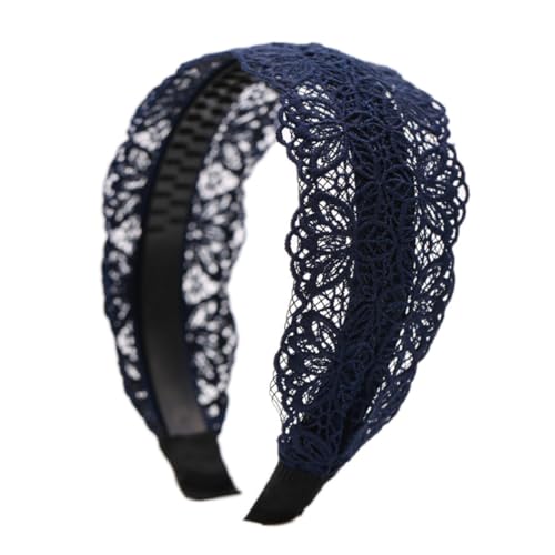 Homoyoyo 2stücke Damen Haarschmuck Spitzen-stirnbänder Schwarz Und Rutschfestes Design Für Perfekten Halt Für Alltag Und Besondere Anlässe von Homoyoyo