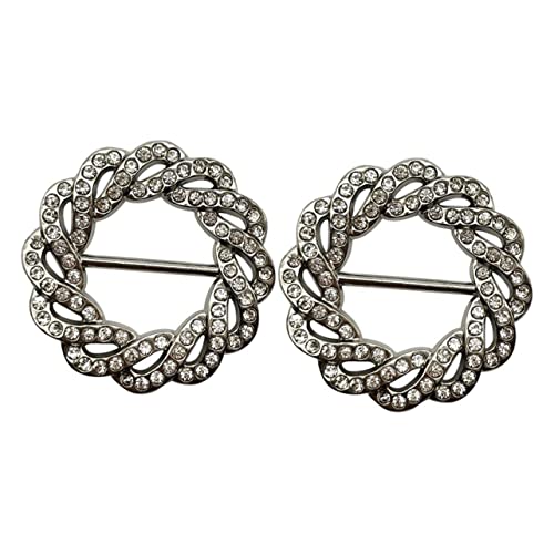 Homoyoyo 2stücke Broschen Für Seidenschals Elegante Knopf-schnallen Für Kleidung Shirts Und Accessoires Für Stilvolle Akzente Und Praktische Nutzung Homoyoyo 2stücke Broschen Für Seidenschals Elegante Knopf-schnallen Für Kleidung Shirts Und Accessoires Für Stilvolle Akzente Und Praktische Nutzung von Homoyoyo