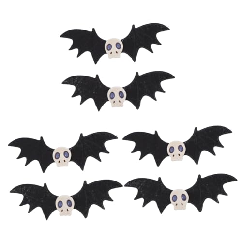 Homoyoyo 2er Set Halloween Haarspangen Mit - Und Fledermausflügeln - Schwarze Clips Für Damen Ideal Für Gruselige Kostüme Und Partys Perfektes Accessoire Für Halloween Outfits von Homoyoyo