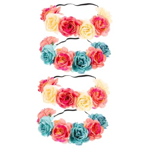 Homoyoyo 2er Set Halloween Stirnband Tag Toten - Mexikanische Krone - Haarband Für Halloween Partys Cosplay Und Festliche Anlässe Bunte Designs Zufällige Farben von Homoyoyo