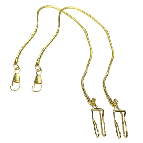 Homoyoyo 2stücke Taschenuhrketten Aus Metall Taschenuhrhalter Mit Poliertem Finish Stilvolles Zubehör Für Herren-taschenuhren Leicht Anzubringen Kompatibel von Homoyoyo