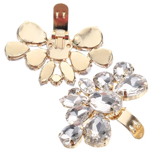 Homoyoyo 2stücke Abnehmbare Schuhclips Dekorative Schuhschnallen Mit Glitzer Für Damenschuhe Hochzeit Party Geburtstag Abschlussball Dinner von Homoyoyo