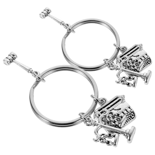 Homoyoyo 2stücke Schlüsselanhänger Aus Zinklegierung Mit Anwaltsmotiv Schlüsselanhänger Und Schlüsselring- Praktischer Für Täglichen Gebrauch von Homoyoyo