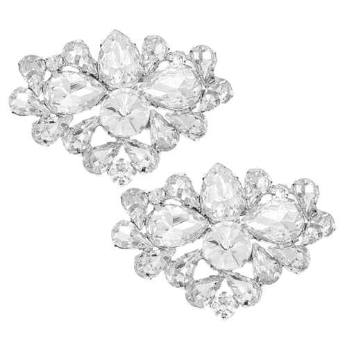 Homoyoyo 2stücke Hochzeits-schuhschmuck Schicke Strass Schuhclips Deko Für Brautschuhe Taschen Halstücher Für Hochzeiten Partys Und Besondere Anlässe von Homoyoyo