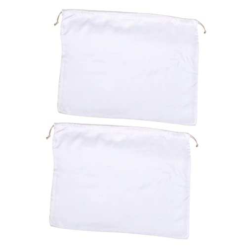 Homoyoyo 2stücke Kordelzug-Aufbewahrungstasche Spielzeug-kordeltasche Haushaltstasche Schwarze Tasche Praktische Aufbewahrungslösung Für Kleidung Und Kissen von Homoyoyo