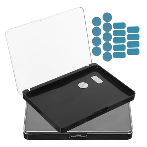 Homoyoyo 2stücke Leere Make-up-palette Leere Lidschatten-pfanne Kosmetik-pfanne Für Highlighter Contouring Transparent Deckel Reisefertig von Homoyoyo