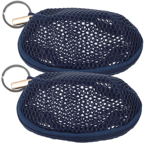 Homoyoyo 2stücke Netz-Kosmetiktasche Organizer Für Reisen Tragbarer Kulturbeutel Aus Netzmaterial Aufbewahrungstasche Für Make-up Und Persönliche Gegenstände Mit Reißverschluss von Homoyoyo