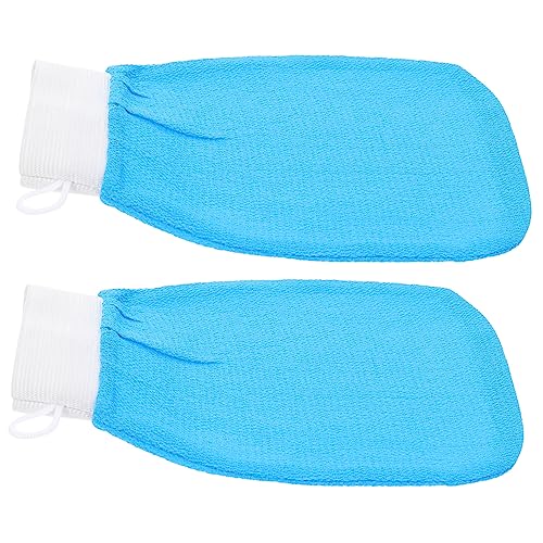 Homoyoyo 2stücke Peelinghandschuh Körperpeeling-tool Hautreinigungszubehör Dusche Fäustlinge Schrubben Mitt Badehandschuhe Für Mädchen von Homoyoyo