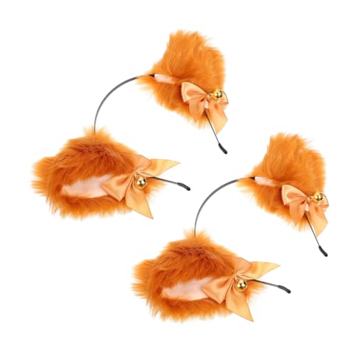 Homoyoyo 2stücke Plüsch-katzenohr-haarband Originelles Katzen-haarband Stylisches Stirnband Performance-haar-accessoire Festival-party-kopfbedeckung Leicht Und Attraktiv Für Cosplay Und von Homoyoyo
