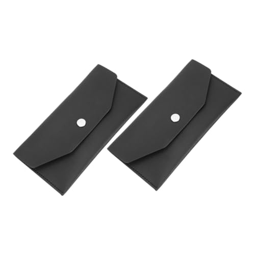 Homoyoyo 2stücke Pu Leder Geldbörse Für Damen Lange Clutch Brieftasche Mit Reißverschluss Eleganter Cash Bag Im Envelop Design Für Alltag Und Besondere Anlässe von Homoyoyo