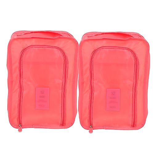 Homoyoyo 2stücke Tragbare Sneaker Tasche Reise Sneaker Organizer Polyester Schuhbeutel Für Reisen Und Zuhause Staubdichter Schuh Organizer Für Männer Und Frauen von Homoyoyo