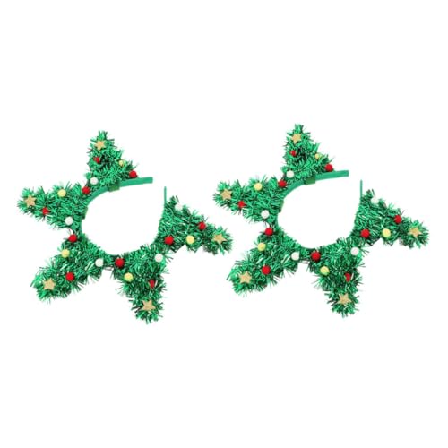 Homoyoyo 2stücke Weihnachtsbaum Stirnband Mit Glitzer Pailletten Haarband Für Partys Festivals Weihnachten Haaraccessoires Für Frauen Erwachsene von Homoyoyo